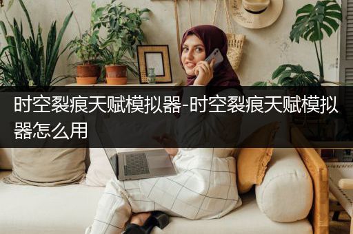 时空裂痕天赋模拟器-时空裂痕天赋模拟器怎么用